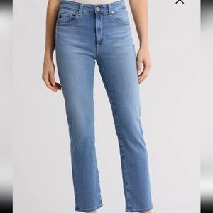 1419 NWT AG Saige Crop Straight Leg Jeans Sz 27